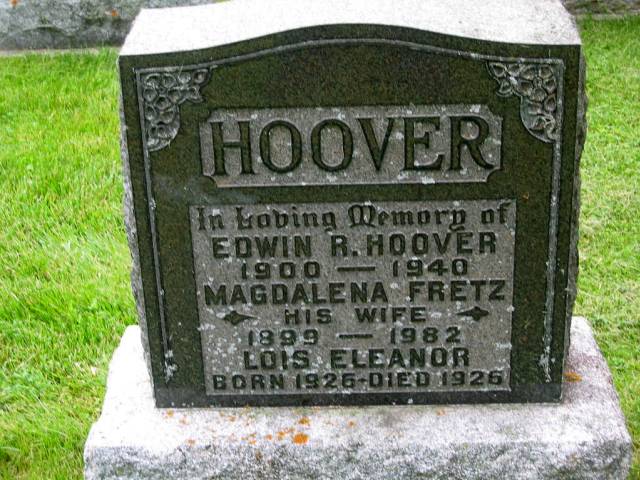 Hoover, Edwin Ross (1900 - 1940)