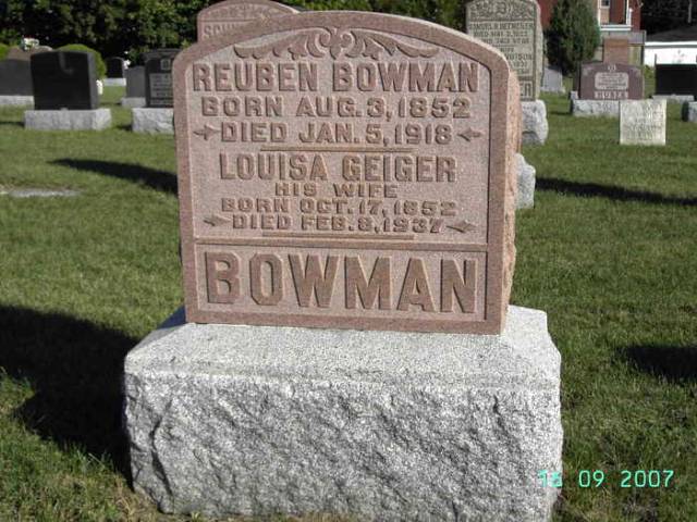 Bowman, Reuben S. (1852 - 1918)