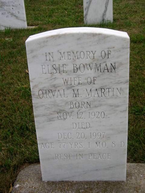 Bowman, Elsie M. (1920 - 1997)