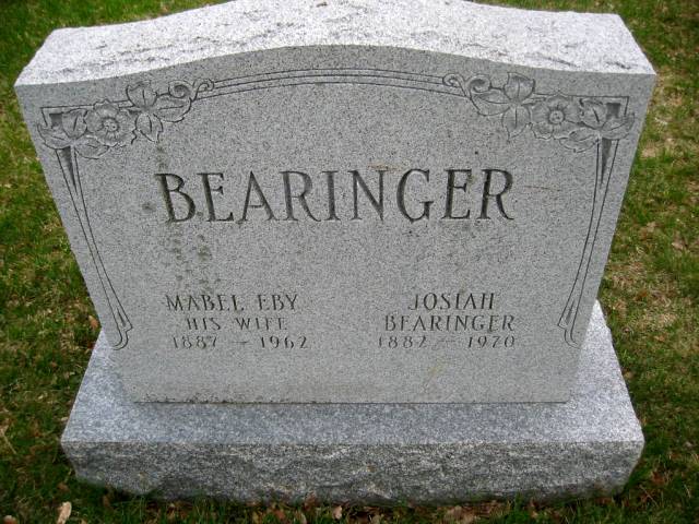 Bearinger, Josiah (1882 - 1970)
