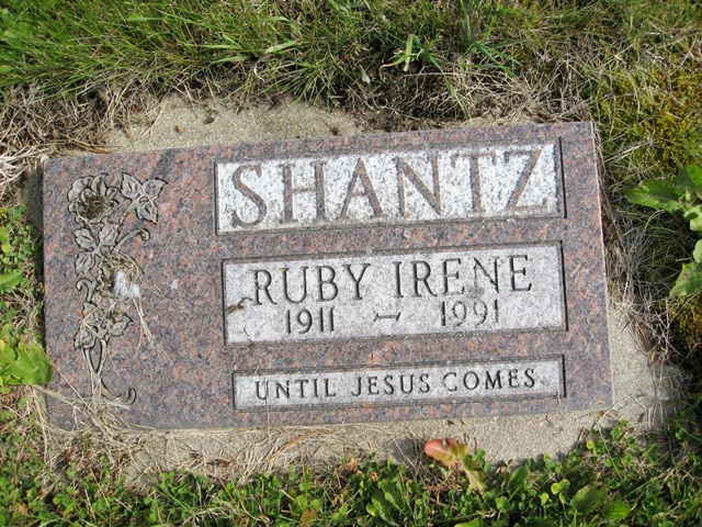 Shantz, Ruby Irene (1911 - 1991)