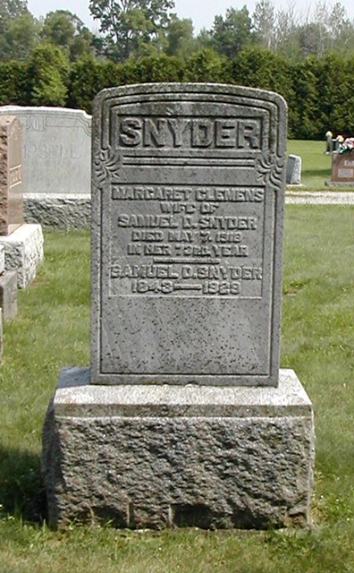 Snyder, Samuel (1843 - 1929)