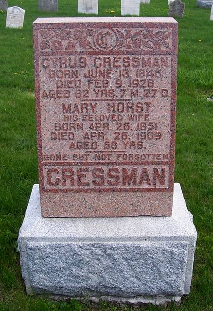 Cressman, Cyrus (1845 - 1928)