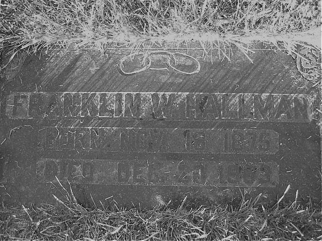 Hallman, Franklin W. (1875 - 1983)