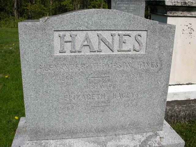 Hanes, Alexander Thompson (1866 - 1931)