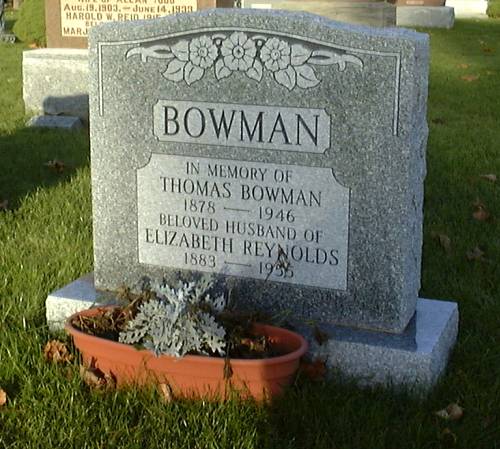 Bowman, Thomas (1878 - 1946)