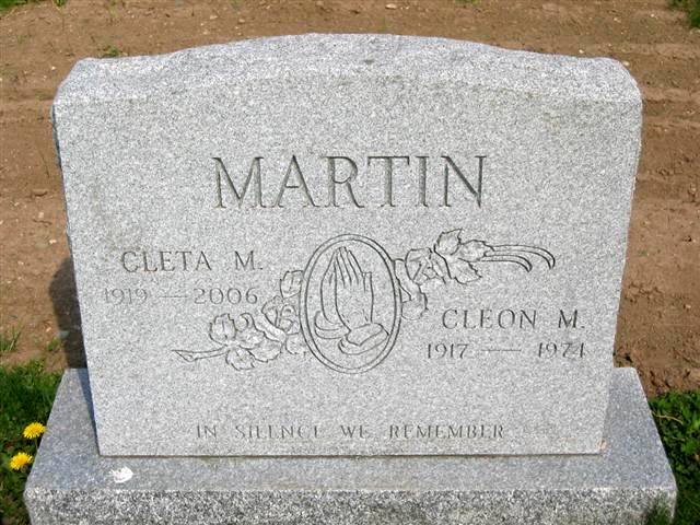 Martin, Cleon M. (1917 - 1974)