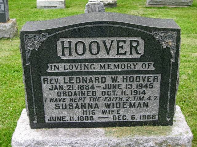 Hoover, Leonard W. (1884 - 1945)