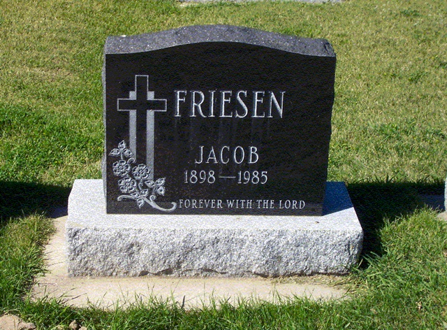 Friesen, Jacob John (1898 - 1985)