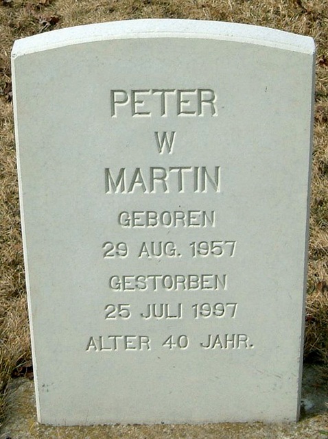 Martin, Peter W. (1957 - 1997)
